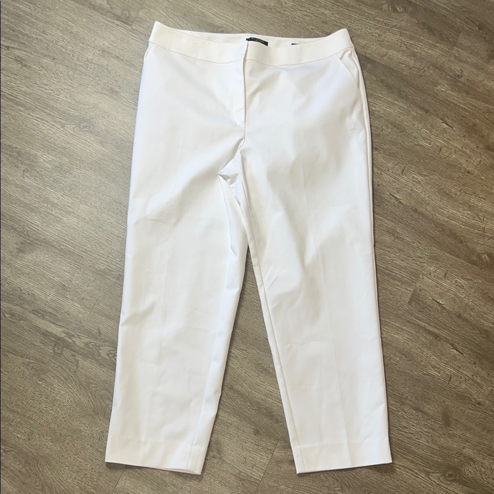 St.‎ John Caviar Emma Cropped White Pants